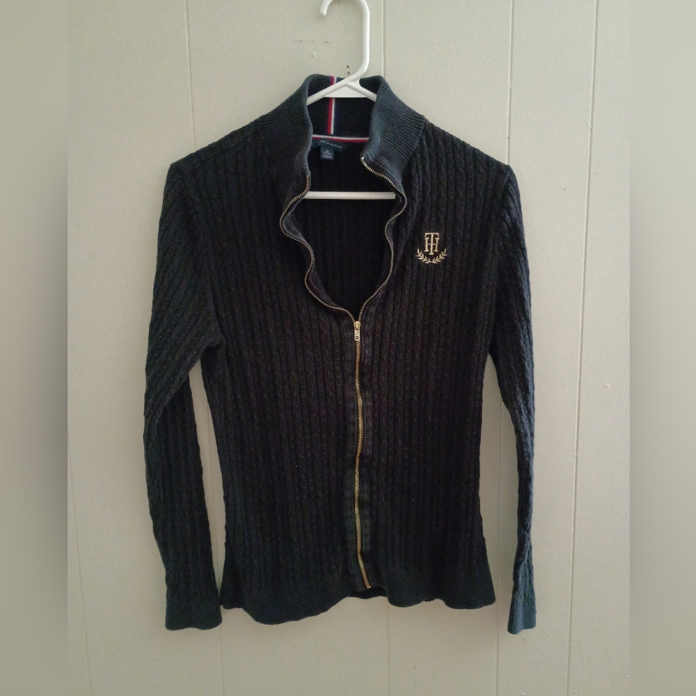 Y2k Small Tommy Hilfiger Zip Up Womans